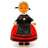  Folk Artesanía Poupée collection régionale 25 cm. Robe typique Riojana La Rioja, fabriquée en Espagne