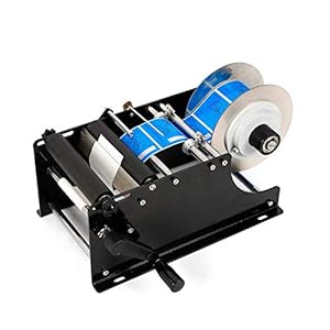 RANZIX MT-30 MT-30 Labelmachine, halfautomatisch etiketteermachine, semi-automatic, ronde fles-label, semitransparant