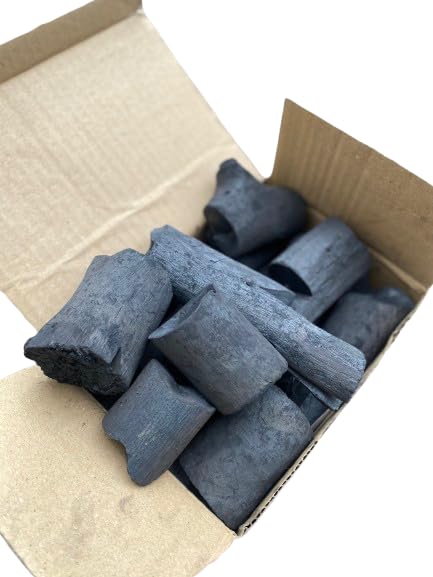 Image of Manshahia Wood Charcoal Pure Hardwood Coal for Barbecue, tandoor, Angeethi (1KG)