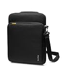 tomtoc 360° Tablet Tasche für 13 Zoll iPad Air 2026 M4/M3/M2, 13'' iPad Pro M5/M4, 12,9' iPad Pro 6/5/4, Premium Stoßfest Rundumschutz Schultertasche aus Recyclinggewebe mit Griff, passt SmartKeyboard