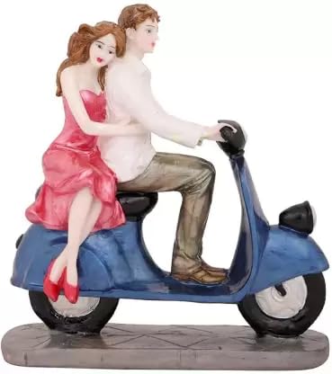 Goldiluxe Romantic Valentine Love Couple Statue Showpiece for Girlfriend, Boyfriend, Husband, Wife, Anniversary, Home Decor, Gifting, Valentines Day Gifts Decorative Showpiece