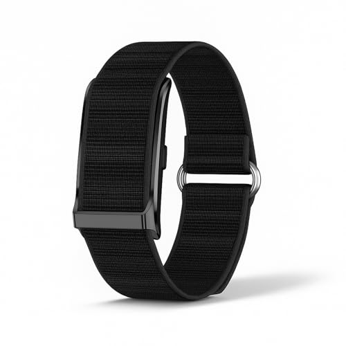 Vikye Rastreador de Acondicionamiento Físico sin Pantalla, Actividad Impermeable de 10 M y Monitor de Sueño con Batería de 45 Días, Banda de Salud Inteligente para Hombres y Mujeres (Negro)