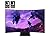 SAMSUNG 55-inch Odyssey Ark 4K UHD 165Hz Curved Quantum Mini LED Gaming Monitor