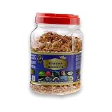 Jacksupermall 3000ml Turtle Food Freeze Dried Krill Aquarium Pond Fish Food Floating Shrimp Carnivor