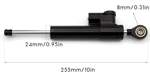 Miniatura 3 de FXCNC Motocicleta CNC amortiguador estabilizador amortiguador barra de control con soporte de montaje kit completo compatible con Z800 2013 2014 2015