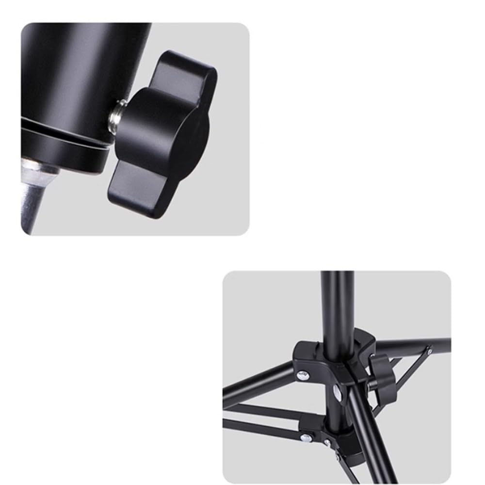 Supporto per Proiettore Treppiede da Pavimento Staffa for proiettore Domestico Staffa Triangolare telescopica da 6 mm Senza Fori for Desktop da Comodino Supporti per proiettori(Piccolo)