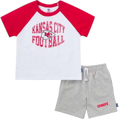 Image of Gerber NFL unisex-baby Nfl Team T-shirt and Shorts Set