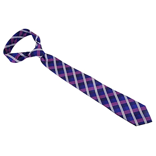 Set de corbata para hombre con diseño a cuadros clásico 3 piezas miniatura 7