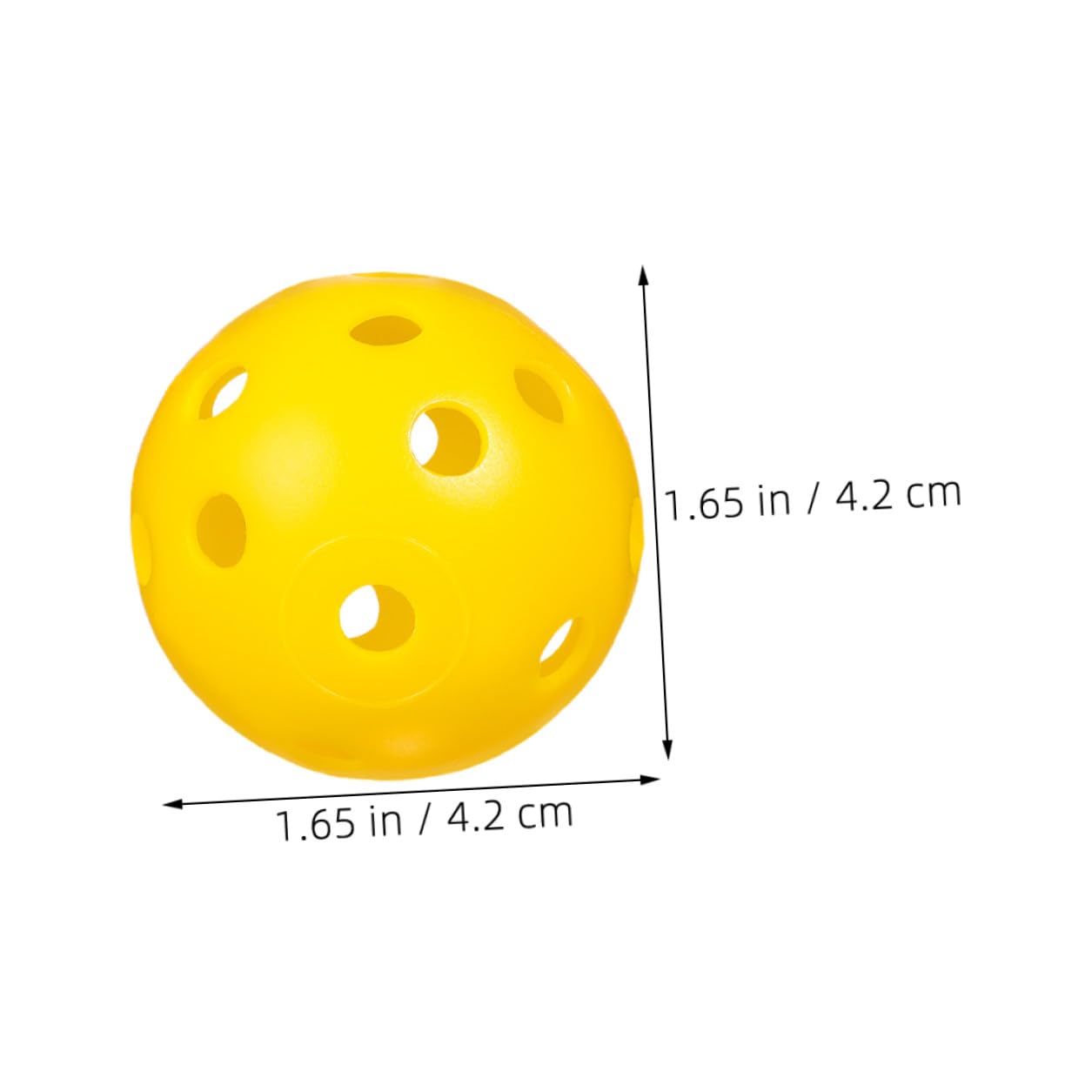 ORFOFE Balones de Golf Perforadas para Practicar en Interiores, 48 Unidades