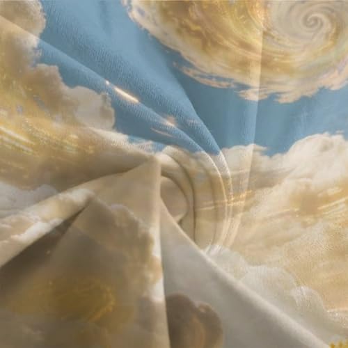 Housse de couette impression 3D artistique en microfibre single 135x200 cm