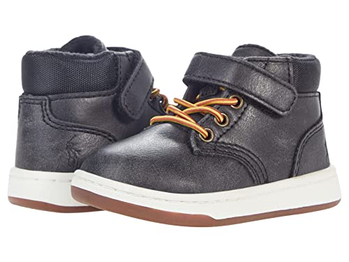 POLO RALPH LAUREN Baby Boy's Court Sneaker Boot (Toddler) Black Burnished 4 Toddler M
