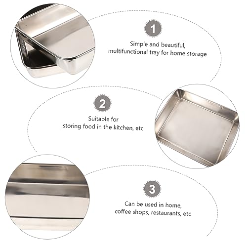 Plateau à serviettes acier inoxydable plateau de cuisson aliments - 8