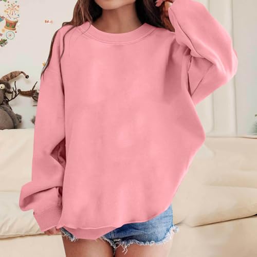 Sweatshirt for Unisex Boys Girls Warm Sherpa Lined Crewneck Pullover Cotton Casual Fall Clothes Sweatshirts 20253