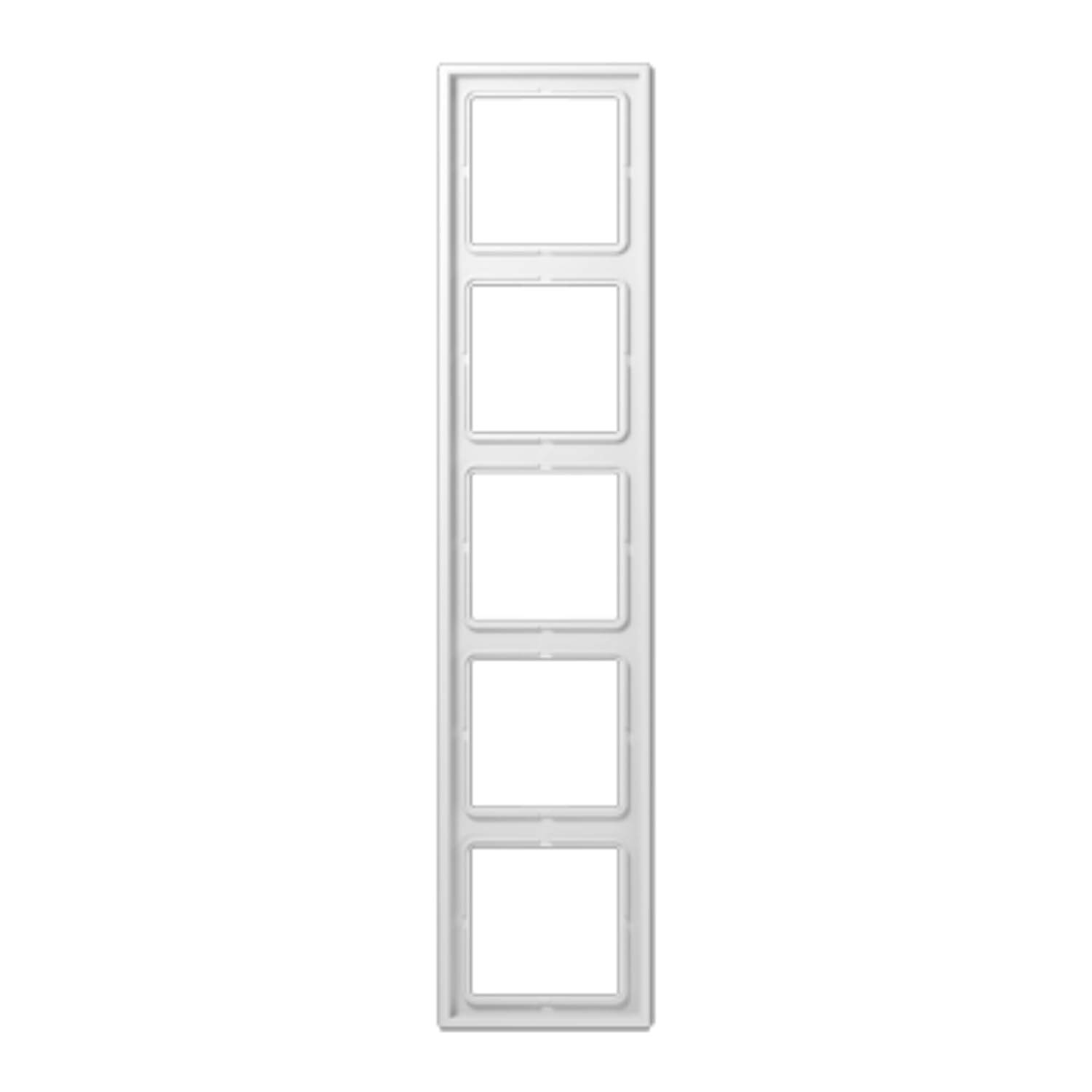 Cadre quintuple JUNG SPLS985WW blanc interrupteur multiposte Silverplus LS