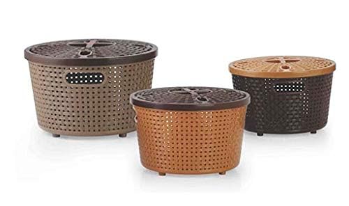 Image of Nakoda Silky Basket With Lid Plastic Container (333)