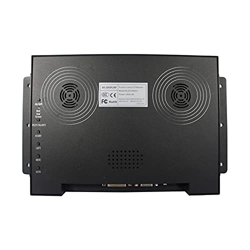 Image of VSDISPLAY 10.4'' 800x600 LCD Touchscreen Monitor VS104ZJ01 as Extra Display | VS104ZJ01 Touch Display with DVI VGA Video Input,Built-in Dual Speakers