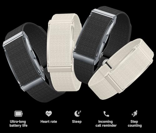 Image of Fitness Band Pro with 50-Day Battery, Heart Rate, SpO2 & Sleep Tracker (White)