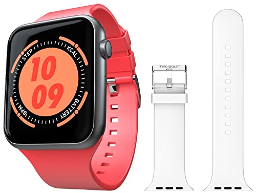 Image of Fire-Boltt Ring Bluetooth Calling Smartwatch with SpO2 & 1.7 inch Metal Body & Removable Adjustable Silicone Strap Compatible Ring (BSW005) Call (BSW014)