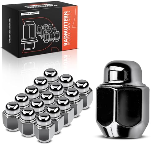 Frankberg 16x Radmutter Vorne Hinten Kompatibel mit H i10 i20 i30 i40 G70 Accent Atos Coupe Elantra Galloper II Genesis Grandeur 1994-Heute