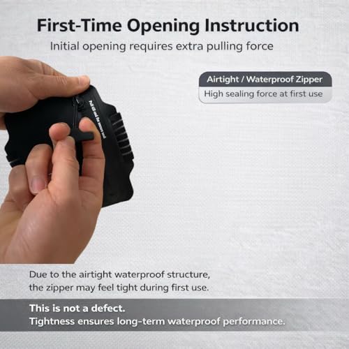 Bolsita impermeable IPX8 para brazalete, bolsa seca pequeña sumergible para llaves, tarjetas y efectivo para natación, snorkel y deportes al aire libre miniatura 2