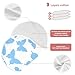 tplaotee Fashion Blue Butterfly White Cotton Baby Muslin Burp Cloths Breathable washcloths for Babies boy and Girl 22x11in