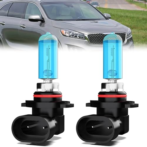 Image of Headlight Bulbs Compatible With Kia Sorento 2019-2010,9005 High Beam Halogen Light Bulb Combo,Super Bright 6000K White,Plug and Play,Pack of 2