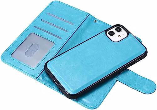 Étui de téléphone à rabat iPhone 14 Plus bleu - 4