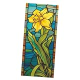 COOPHYA Adhesivo De Vidrio Estático para Ventana Película para Ventana Teñida Vintage Adhesivo Estático para Ventana Decoración De Cumpleaños para Niña Calcomanía De Protección De