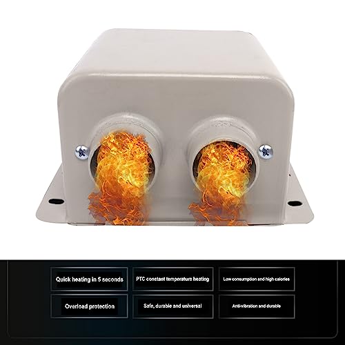 Aquecedor de ventilador de carro, aquecedor de descongelador de janela de carro de 800 W - Aquecedor