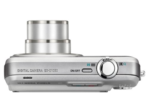 美品】CASIO カシオ コンパクトデジタルカメラ EX-Z1050 シルバー  