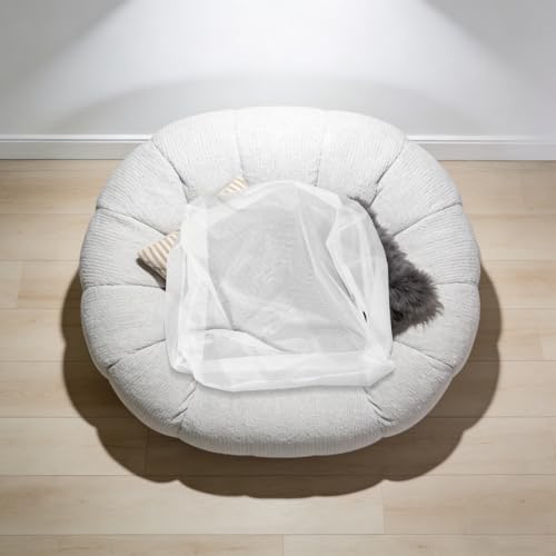 Protector de sofá tipo saco lavable y funda de reemplazo para sillón gigante 6