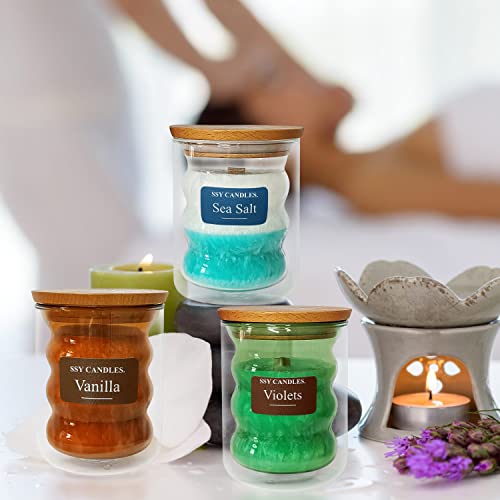 Vanilla Scented Candles, Scented Candles For Men, Large Jar Candles Handmade,Highly Scented & Long Lasting #TOP5