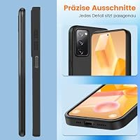 HuwaiH Handyhülle für Samsung Galaxy S20 FE Hülle, Anti-Schock, Antikratzer, Anti-Rutsch Schutzhülle, Unterstützt kabelloses Laden, Anti-Fingerabdruck Case für S20 FE(Schwarz) – Ansicht 6