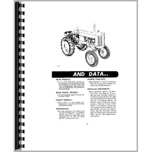 Operators Manual John Deere M Tractor omtm31051      Plastic Comb