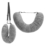 Qianyu Oreiller de voyage rembourré, coussin de voyage rembourré avec vêtements...