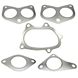 HYNYHT Exhaust Manifold Gasket Kit up and Down Pipe 44022AA180 Compatible with Sa-ab 9-2X Baja Forester Impreza Legacy Outback WRX WRX STI