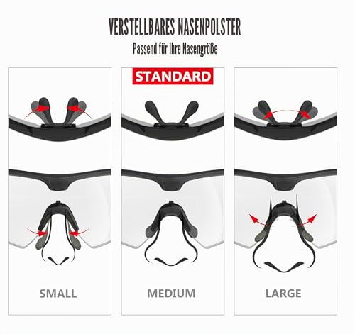 HTS HUNTERSKY S53 Anti-Beschlag-Schutzbrille, taktischer Schießbereich, ballistischer Augenschutz, Jagd, Airsoft, Reiten, Pickleball, Labor, Chemie, Brille