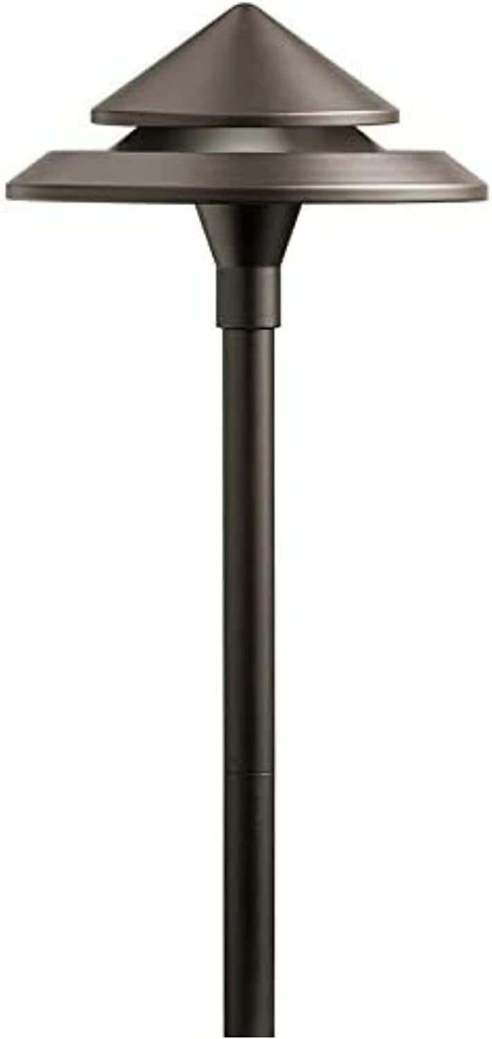 Kichler 28305 3-Watt Olde Bronze Low Voltage LED Path Light Single Fixture