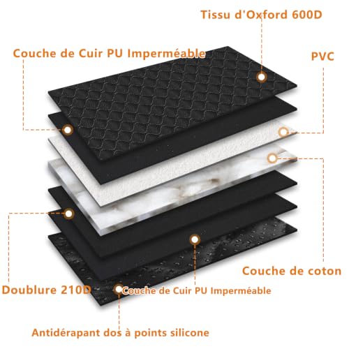 Alfheim Protection de Coffre Voiture Chien 180x102 cm Imperméable – vue 3