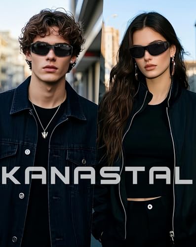 Image of KANASTAL Over Glasses Sunglasses for Men Women Fit Over Glasses Sunglasses Polarized UV400 Fashion Wrap Around Shades