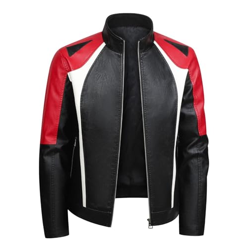 Veste de protection imperméable coupe-vent style moto vintage