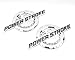 2 NEW CHROME FORD CUSTOM 6.0L F250 F350 POWERSTROKE DOOR BADGES EMBLEMS SET PAIR