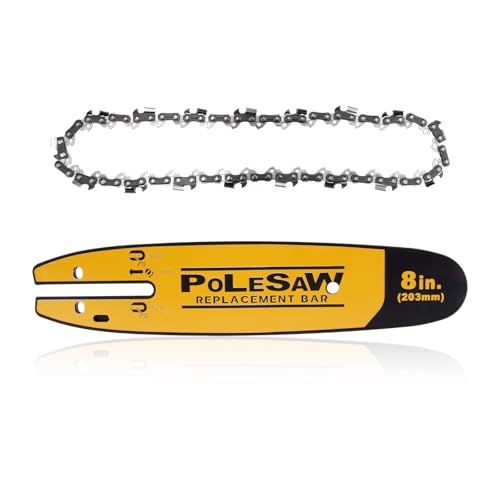 8 in Pole Saw Replacement Bar and Chain Combo for DWZCSB8
