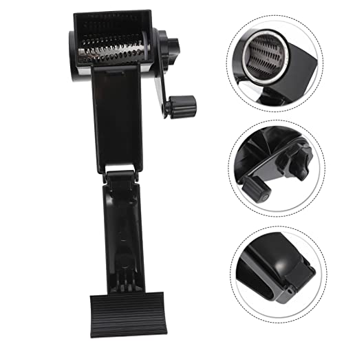 OUNONA rallador giratorio manual para queso negro miniatura 3