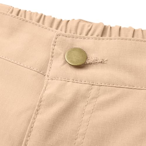 Casual Cargo Pants for Men, Multi Pocket Straight Leg Trousers Ripstop Work Pant for Outdoor Hiking Traveling 6