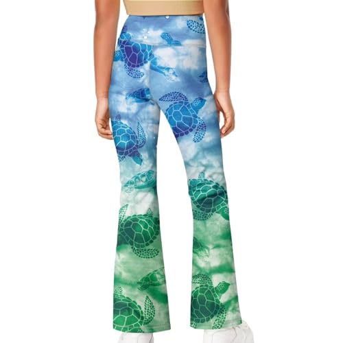 Girls' Flare Leggings Flare Yoga Pants High Waist Bootcut Bell Bottom Leggings for Kids Dance Workout Casual Pant2