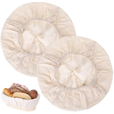 2 Pcs Round Bread Proofing Basket Liners Cover