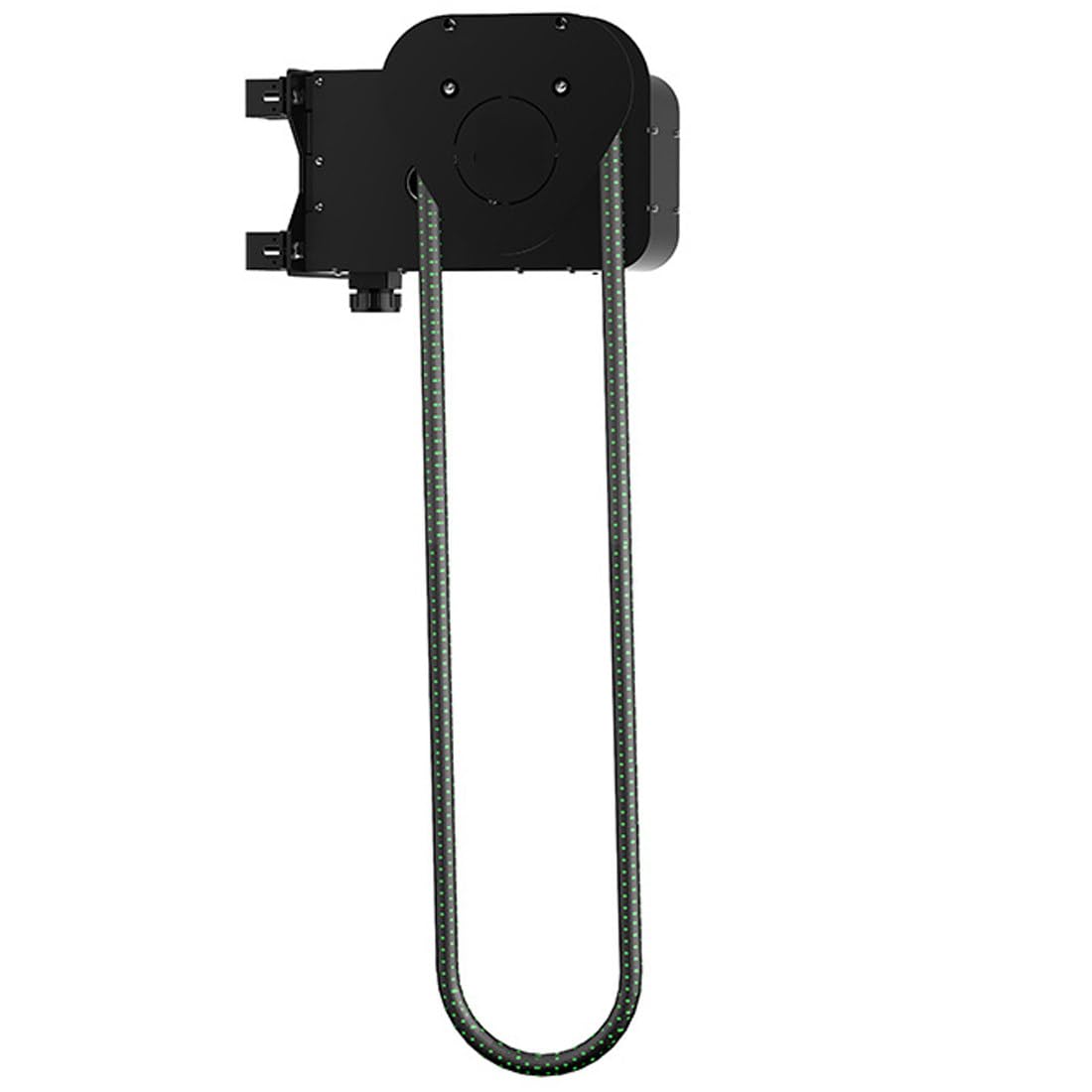Sistema de polea de resistencia – Entrenador de cuerda sin fin ajustable de 30 kg para entrenamiento de abdominales, espalda y pecho, máquina de escalada suspendida para gimnasio en casa