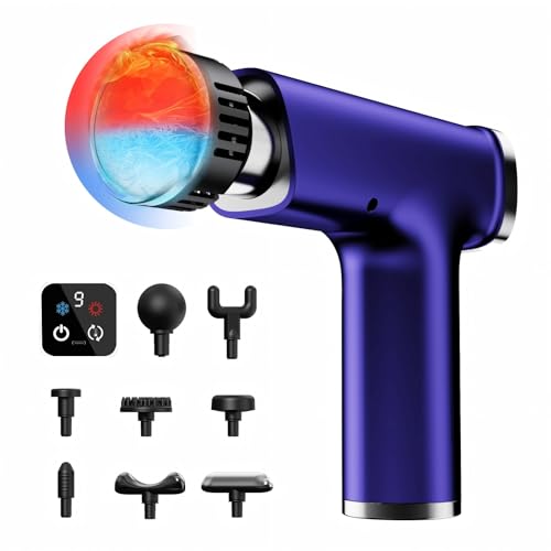 JOYSUWERUN Massage Gun with 9 Replacement Heads, Massage Gun with