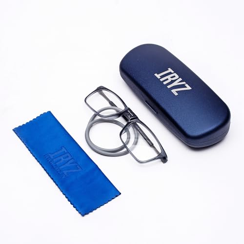 Image of Unisex Reading Glasses | Magnetic open from front | Adjustable Retainer length | Near vision power +1 +1.25 +1.50 +1.75 +2 +2.25 +2.50 +2.75 +3| Foldable| Free size